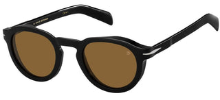 David Beckham DB 7029/S men Black Round Sunglasses