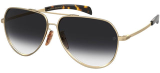 David Beckham DB 7031/S men Gold Pilot Sunglasses