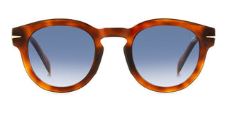 David Beckham Db 7041/s Flat Men Havana Round Sunglasses
