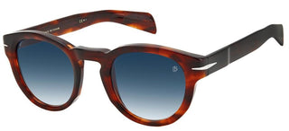David Beckham DB 7041/S men Brown Round Sunglasses