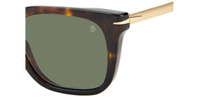 David Beckham DB 7047/S men Havana Geometric Sunglasses