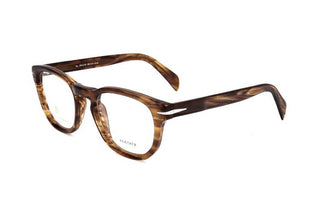 David Beckham DB 7050 men Brown Squared Eyeglasses