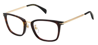 David Beckham DB 7060/F men Havana Geometric Eyeglasses