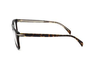 David Beckham DB 7061/F men Havana Squared Eyeglasses