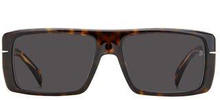 David Beckham DB 7063/S men Havana Geometric Sunglasses