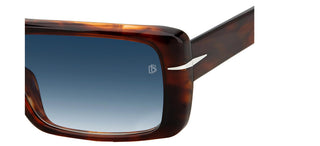 David Beckham DB 7063/S men Brown Geometric Sunglasses