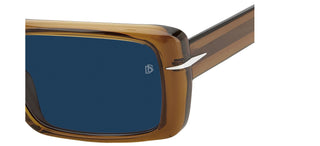 David Beckham DB 7063/S men Brown Geometric Sunglasses
