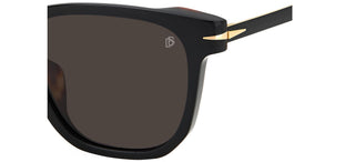 David Beckham DB 7067/F/S men Black Geometric Sunglasses