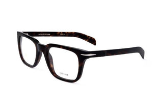 David Beckham DB 7070 men Havana Geometric Eyeglasses