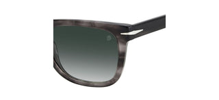 David Beckham DB 7077/S men Grey Squared Sunglasses