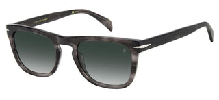 David Beckham DB 7077/S men Grey Squared Sunglasses