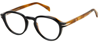 David Beckham DB 7086 men Black Round Eyeglasses