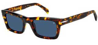 David Beckham DB 7091/S men Havana Geometric Sunglasses