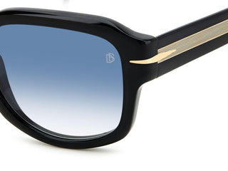 David Beckham DB 7098/S men Black Squared Sunglasses