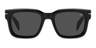 David Beckham DB 7100/S men Black Squared Sunglasses