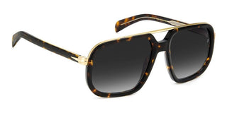 David Beckham DB 7101/S men Havana Geometric Sunglasses