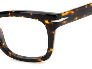 David Beckham DB 7105 men Havana Squared Eyeglasses