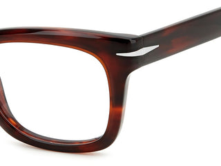 David Beckham DB 7105 men Brown Squared Eyeglasses