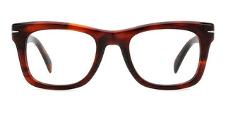 David Beckham DB 7105 men Brown Squared Eyeglasses
