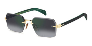 David Beckham Db 7109/s Men Gold Squared Sunglasses