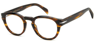 David Beckham DB 7114 men Brown Squared Eyeglasses
