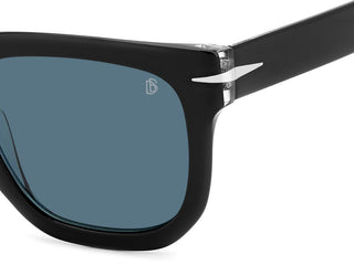 David Beckham Db 7118/s Men Black Rectangle Sunglasses