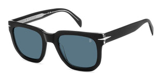 David Beckham Db 7118/s Men Black Rectangle Sunglasses