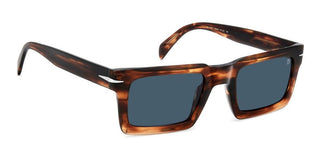 David Beckham Db 7126/s Men Brown Rectangle Sunglasses