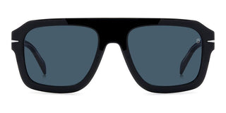 David Beckham Db 7127/s Men Black Rectangle Sunglasses