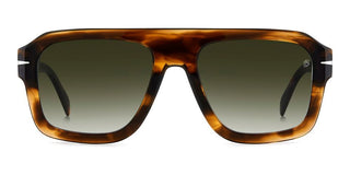 David Beckham Db 7127/s Men Brown Rectangle Sunglasses