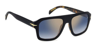 David Beckham Db 7127/s Men Black Rectangle Sunglasses