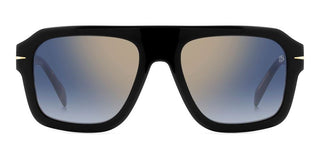 David Beckham Db 7127/s Men Black Rectangle Sunglasses