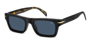 David Beckham Db 7129/cs Men Black Rectangle Sunglasses