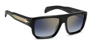 David Beckham Db 7132/s Men Black Squared Sunglasses