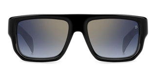 David Beckham Db 7132/s Men Black Squared Sunglasses
