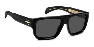 David Beckham Db 7132/s Men Black Squared Sunglasses