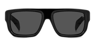 David Beckham Db 7132/s Men Black Squared Sunglasses