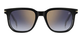 David Beckham Db 7133/s Men Black Rectangle Sunglasses