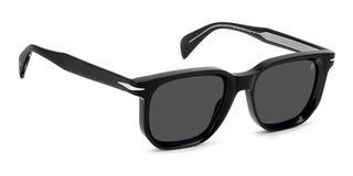 David Beckham Db 7133/s Men Black Rectangle Sunglasses