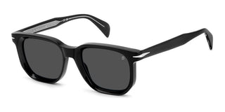 David Beckham Db 7133/s Men Black Rectangle Sunglasses