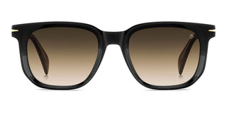 David Beckham Db 7133/s Men Black Rectangle Sunglasses