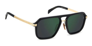 David Beckham Db 7136/s Men Gold Rectangle Sunglasses