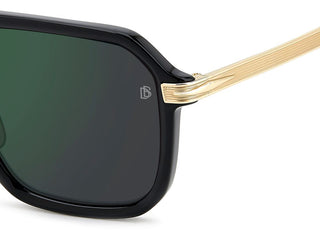 David Beckham Db 7136/s Men Gold Rectangle Sunglasses