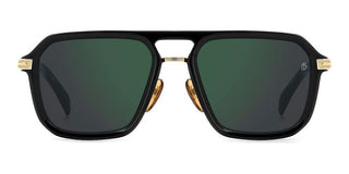 David Beckham Db 7136/s Men Gold Rectangle Sunglasses