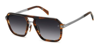 David Beckham Db 7136/s Men Havana Rectangle Sunglasses