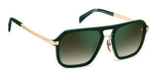 David Beckham Db 7136/s Men Green Rectangle Sunglasses