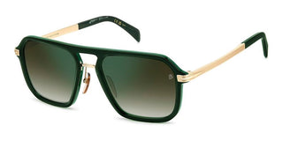 David Beckham Db 7136/s Men Green Rectangle Sunglasses