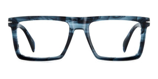 David Beckham Db 7138 Men Blue Rectangle Eyeglasses
