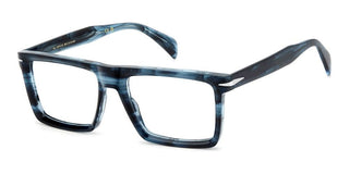 David Beckham Db 7138 Men Blue Rectangle Eyeglasses