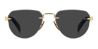 David Beckham Db 7144/s Men Gold Pilot Sunglasses